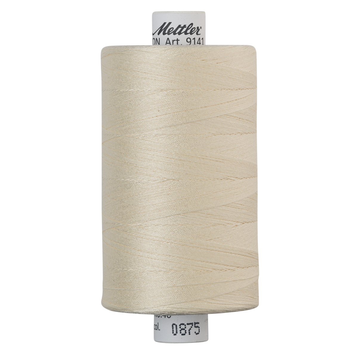 Mettler Silk Finish cotton quilting thread 40wt reel Cheesecake 0875