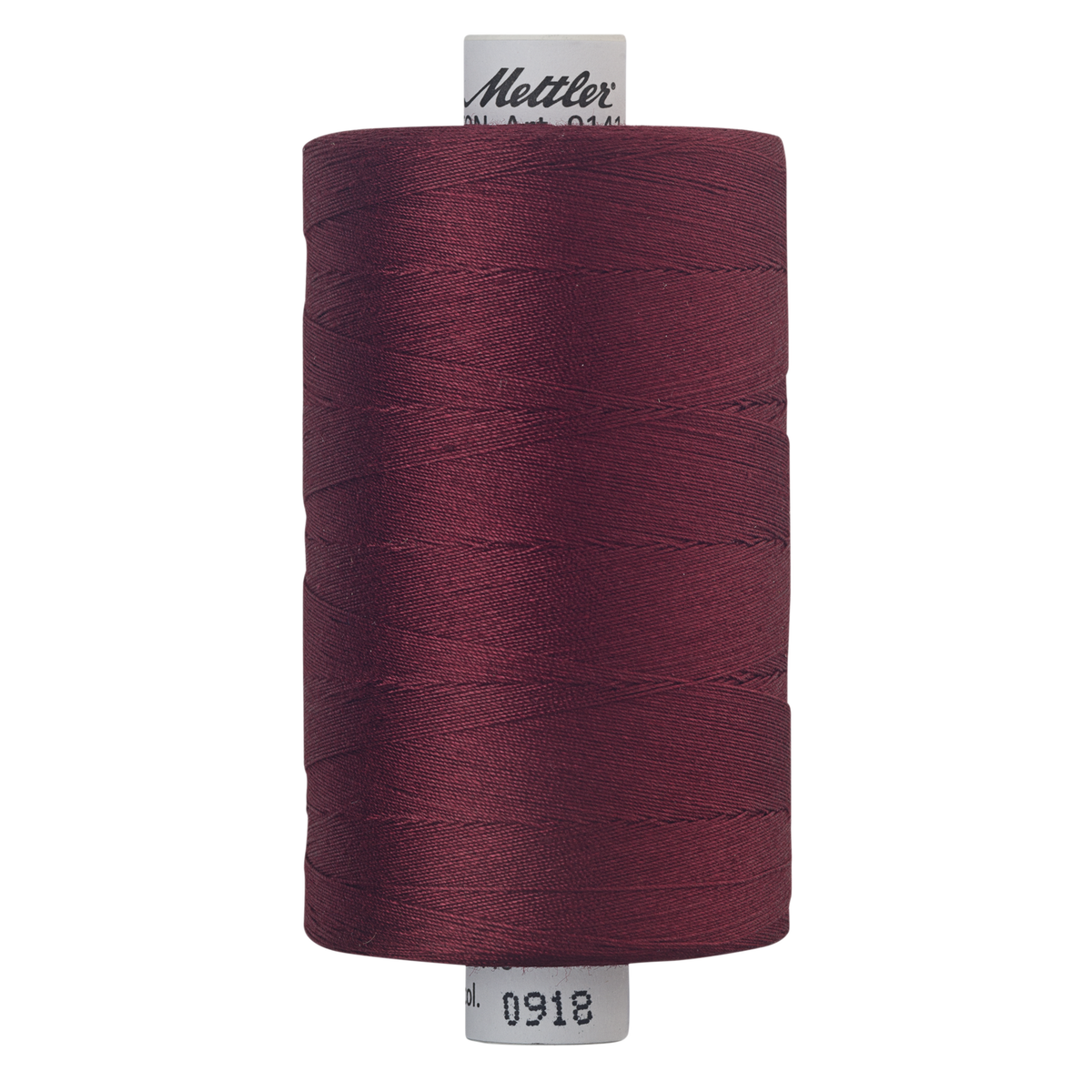 Mettler Silk Finish cotton quilting thread 40wt reel Cranberry 0918