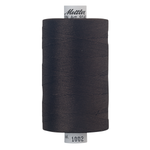 Mettler Silk Finish cotton quilting thread 40wt reel Very Dark Brown 1002