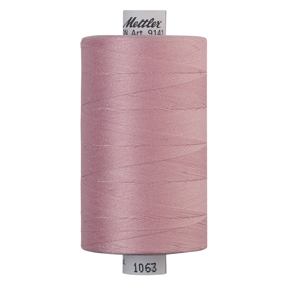 Mettler Silk Finish cotton quilting thread 40wt reel Tea Rose 1063