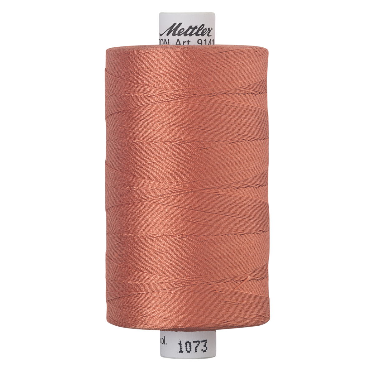Mettler Silk Finish cotton quilting thread 40wt reel Melon 1073