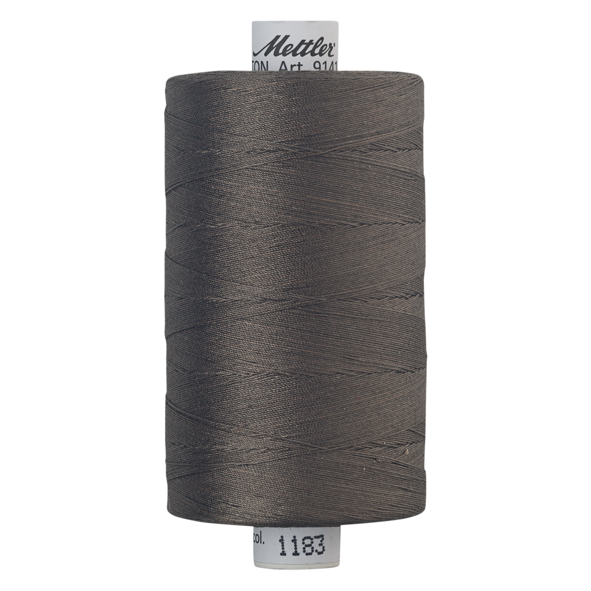Mettler Silk Finish cotton quilting thread 40wt reel Brown Bear 1183