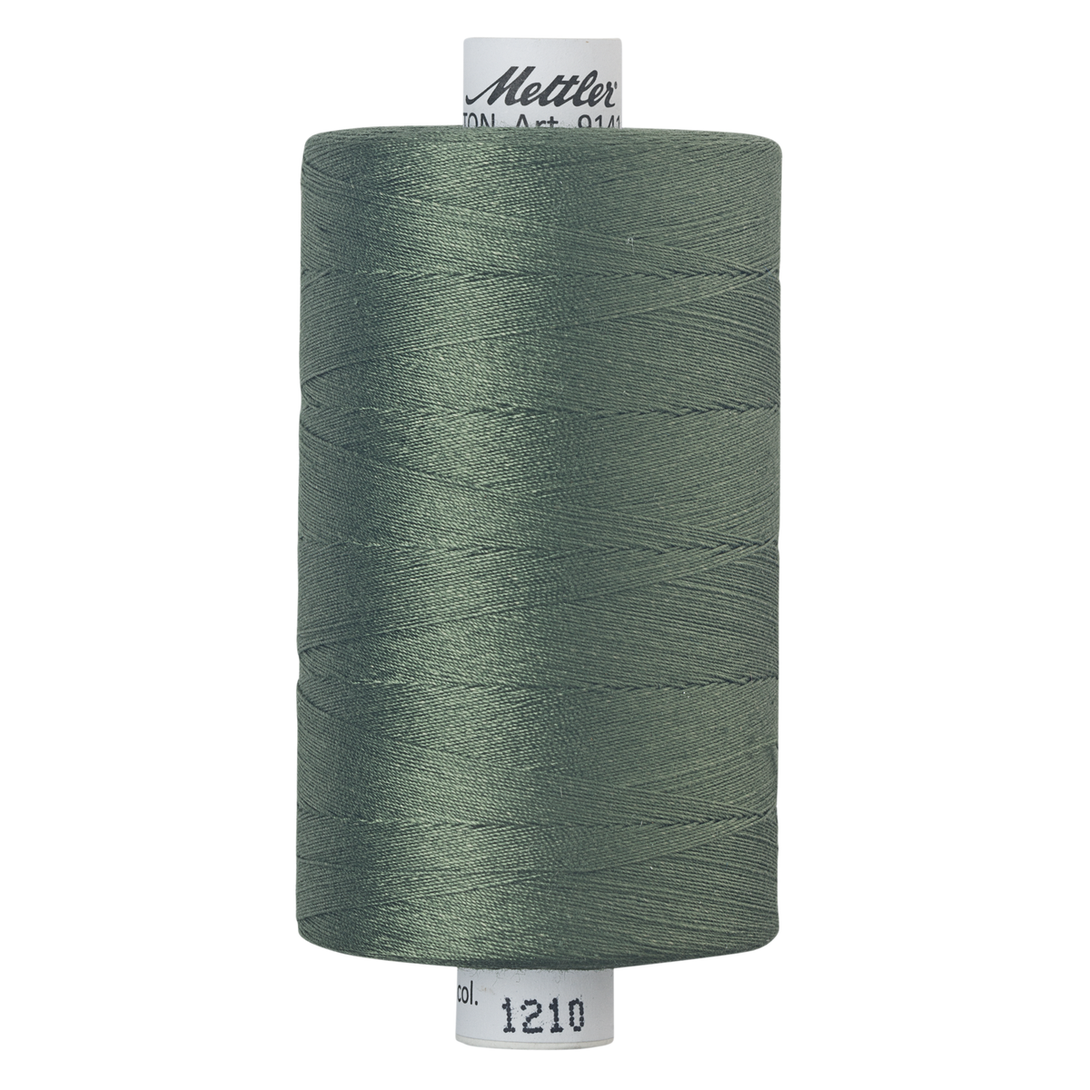 Mettler Silk Finish cotton quilting thread 40wt reel Seagrass 1210