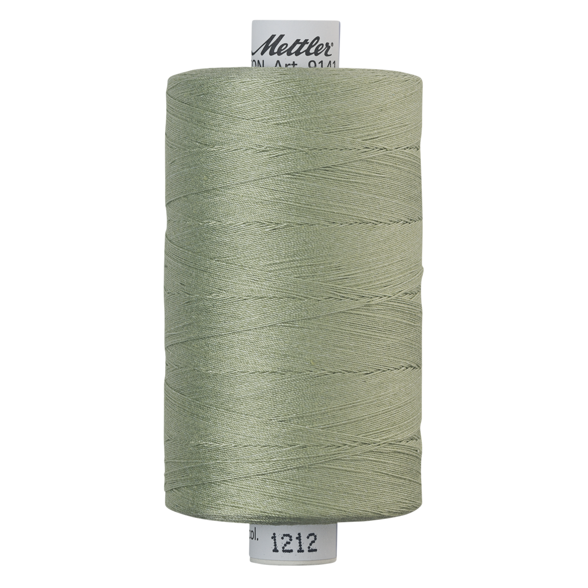 Mettler Silk Finish cotton quilting thread 40wt reel Green Grape 1212