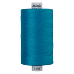 Mettler Silk Finish cotton quilting thread 40wt reel Caribbean Blue 1394