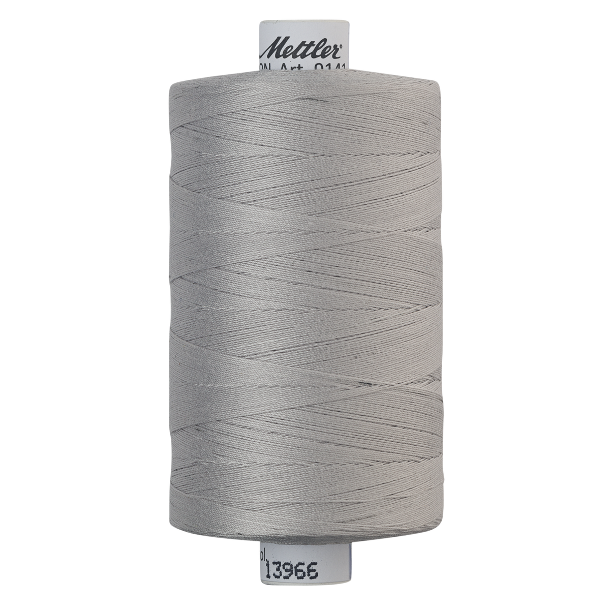 Mettler Silk Finish cotton quilting thread 40wt reel Stainless Steel 13966