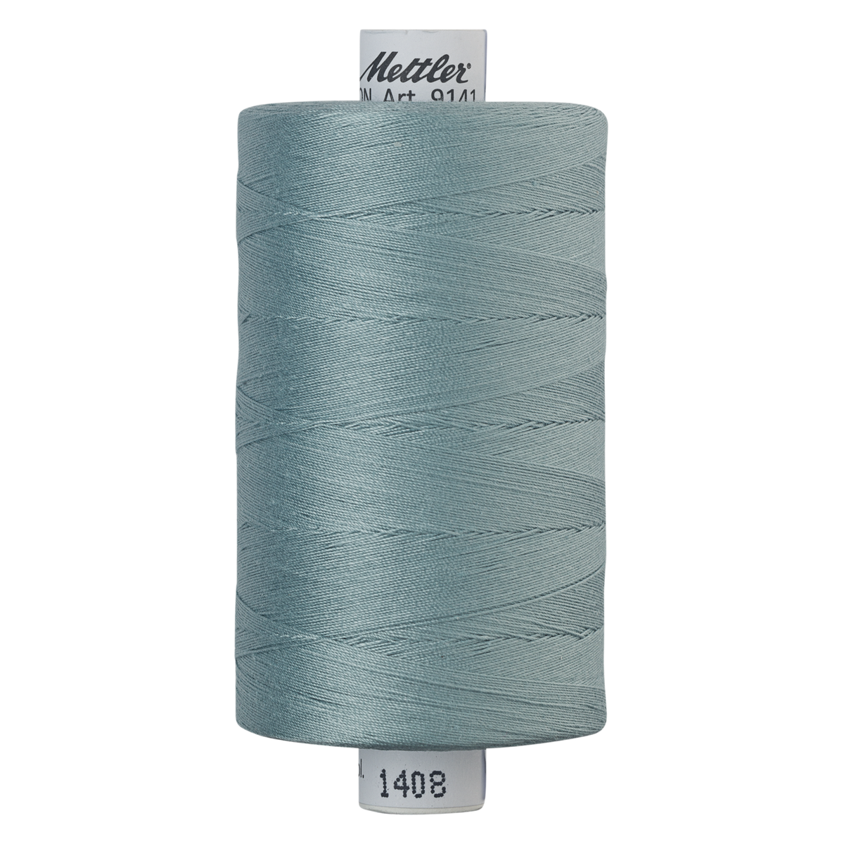 Mettler Silk Finish cotton quilting thread 40wt reel Glacial Lake 1408