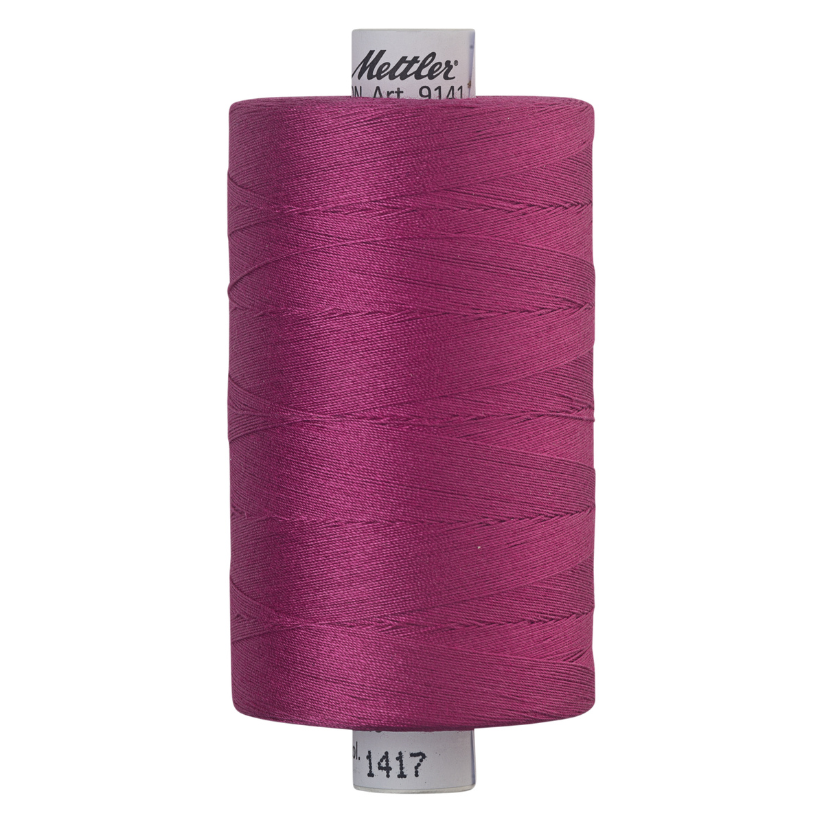 Mettler Silk Finish cotton quilting thread 40wt reel Peony 1417