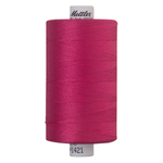 Mettler Silk Finish cotton quilting thread 40wt reel Fuschia 1421