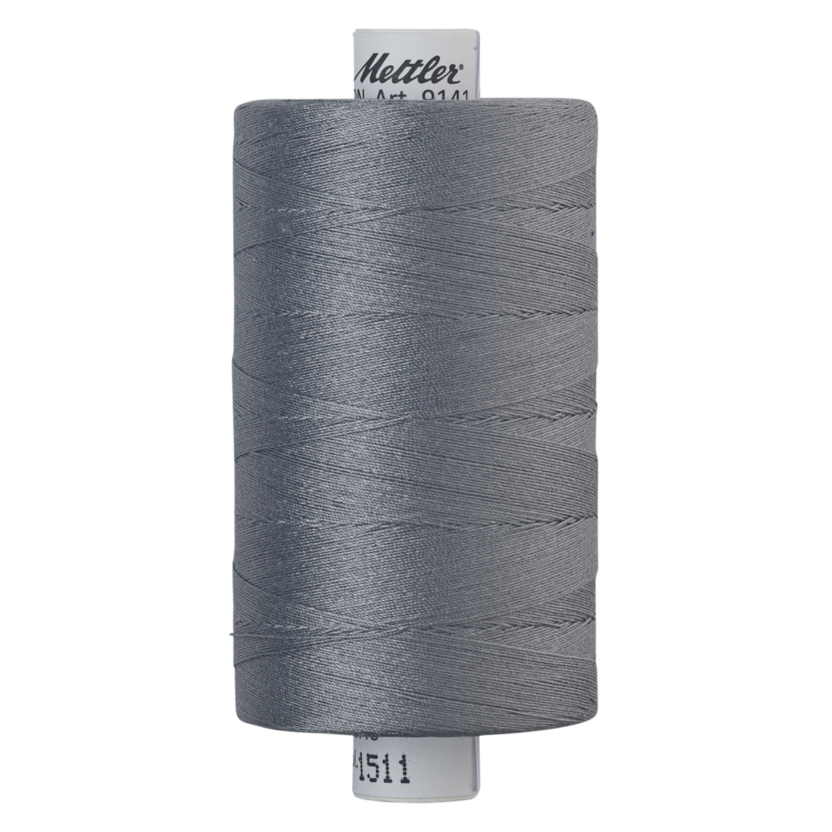 Mettler Silk Finish cotton quilting thread 40wt reel Royal Grey 1511