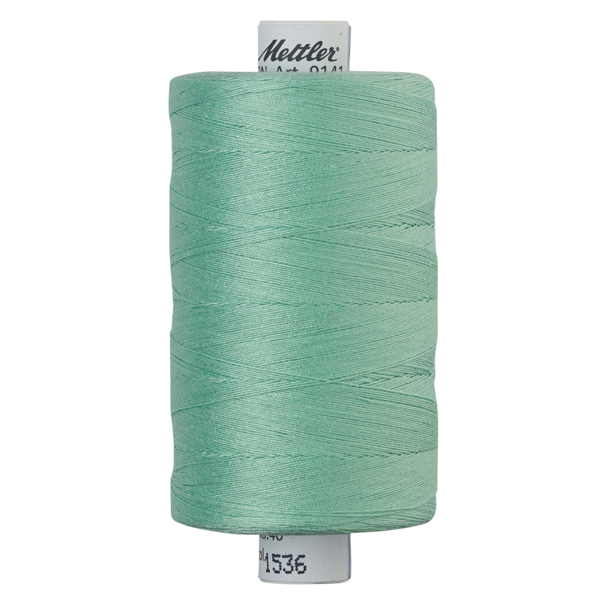 Mettler Silk Finish cotton quilting thread 40wt reel Summery Mint 1536
