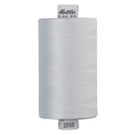 Mettler Silk Finish cotton quilting thread 40wt reel White 2000