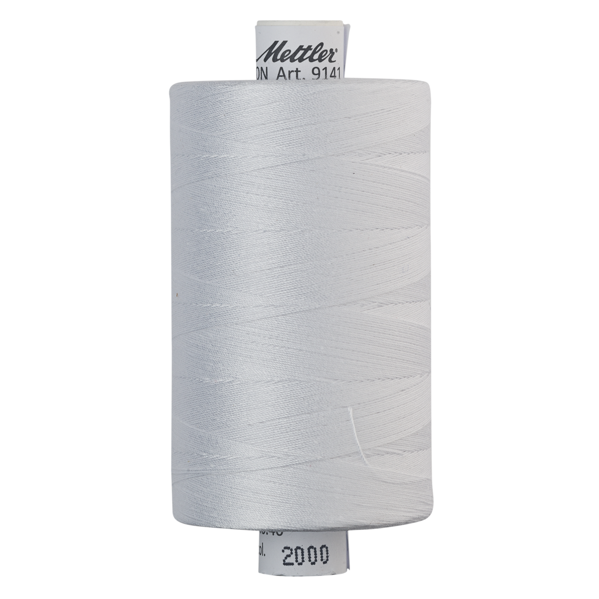 Mettler Silk Finish cotton quilting thread 40wt reel White 2000