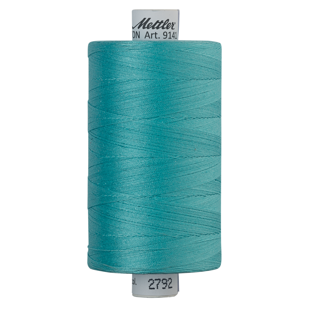 Mettler Silk Finish cotton quilting thread 40wt reel Blue Curacao 2792