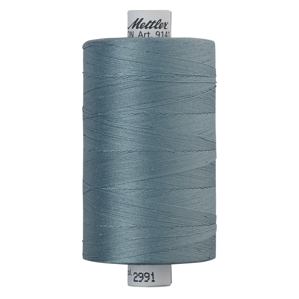 Mettler Silk Finish cotton quilting thread 40wt reel Nordic Sea 2991