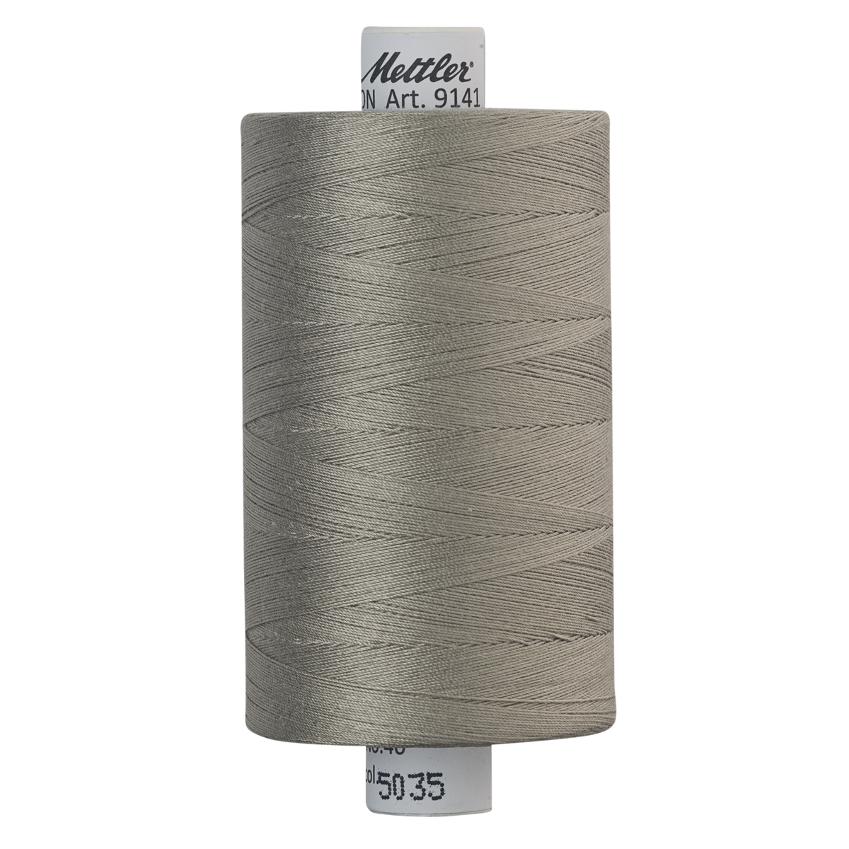 Mettler Silk Finish cotton quilting thread 40wt reel Warm Grey 5035