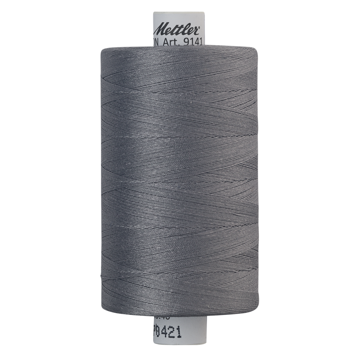 Mettler Silk Finish cotton quilting thread 40wt reel Roman Silver 70421