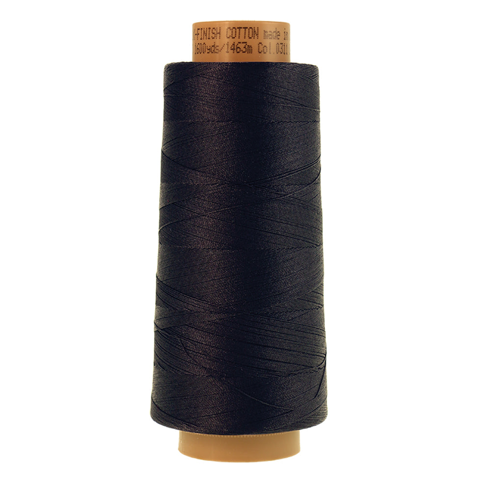 Mettler sewing thread spool in Black (4000) - 40wt 1463m