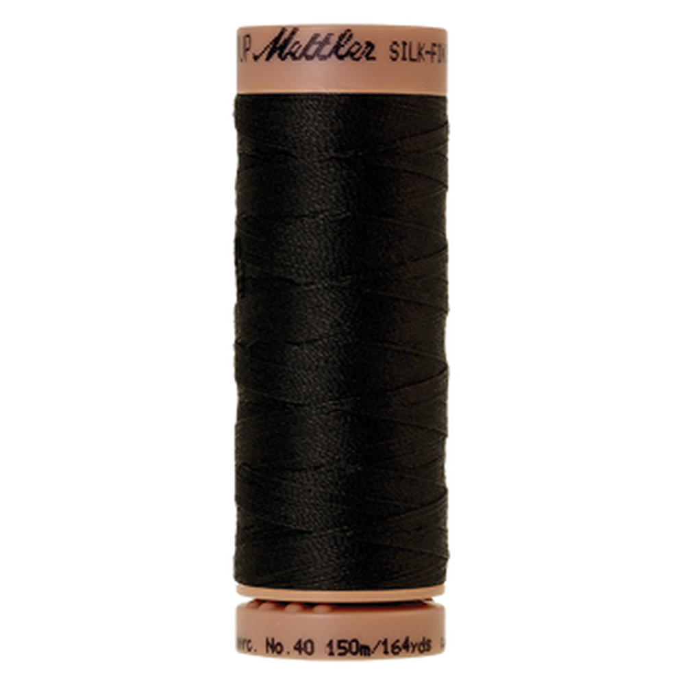 Mettler sewing thread spool in Black (4000) - 40wt 150m
