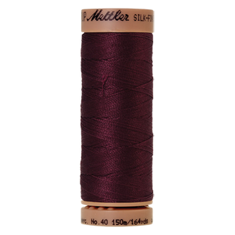 Mettler sewing thread spool in Bordeaux (0109) - 40wt 150m