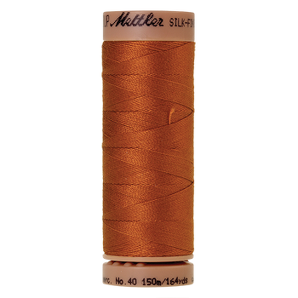 Mettler sewing thread spool in Copper (0163) - 40wt 150m