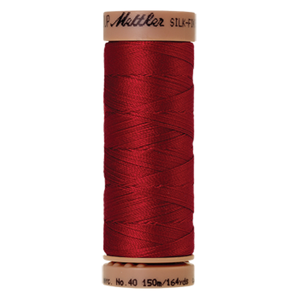 Mettler sewing thread spool in Country Red (0504) - 40wt 150m