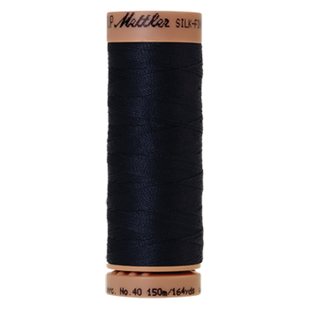Mettler sewing thread spool in Dark Blue (0827) - 40wt 150m