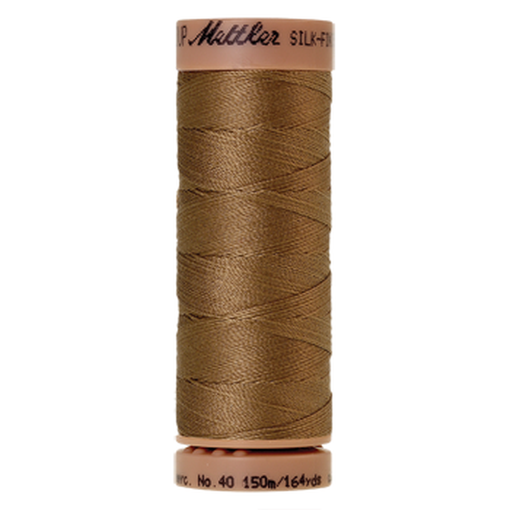 Mettler sewing thread spool in Dark Tan (0287) - 40wt 150m