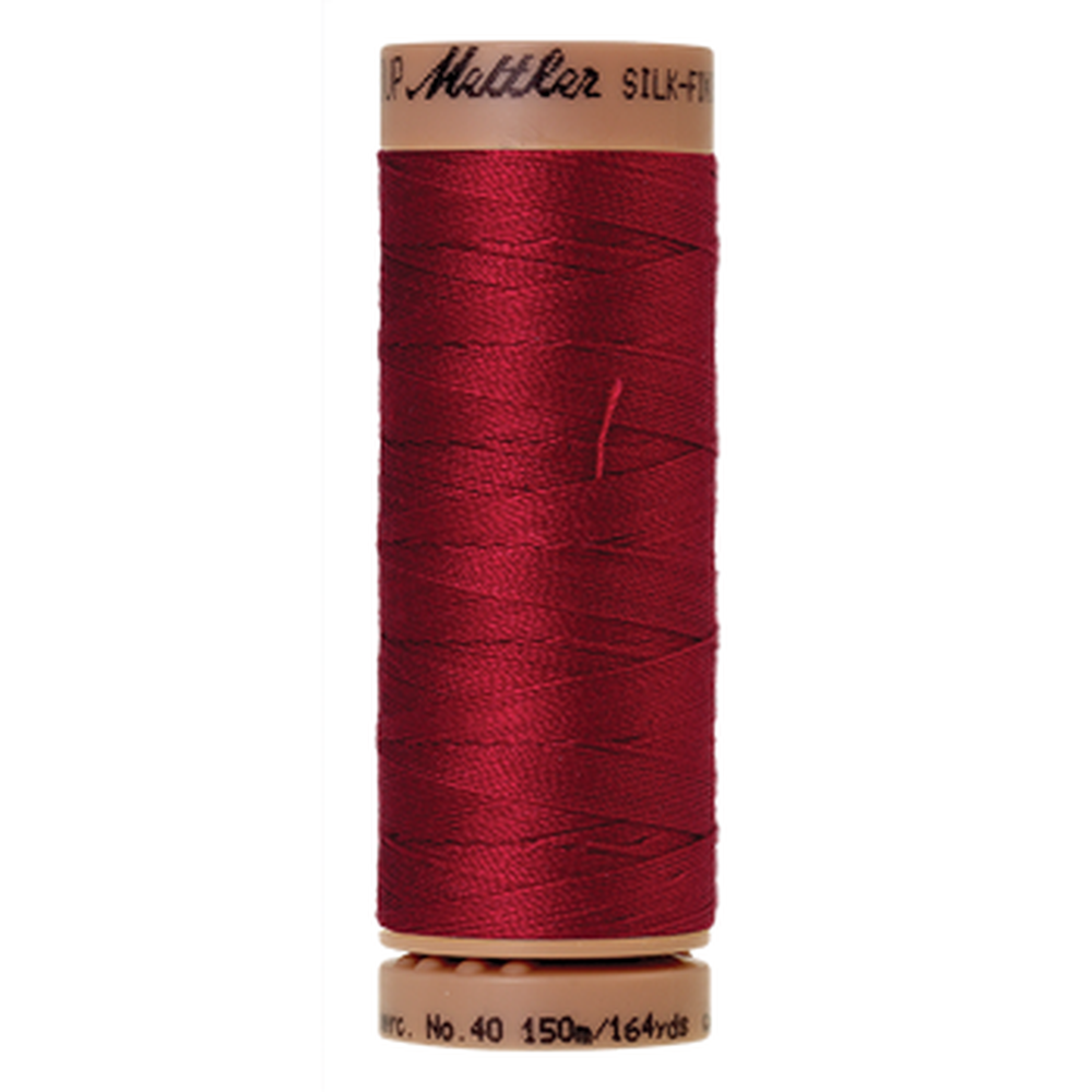 Mettler sewing thread spool in Fire Engine (0105) - 40wt 150m