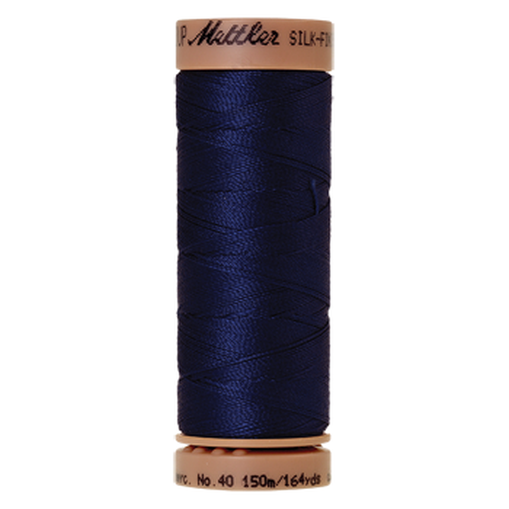Mettler sewing thread spool in Imperial Blue (1304) - 40wt 150m