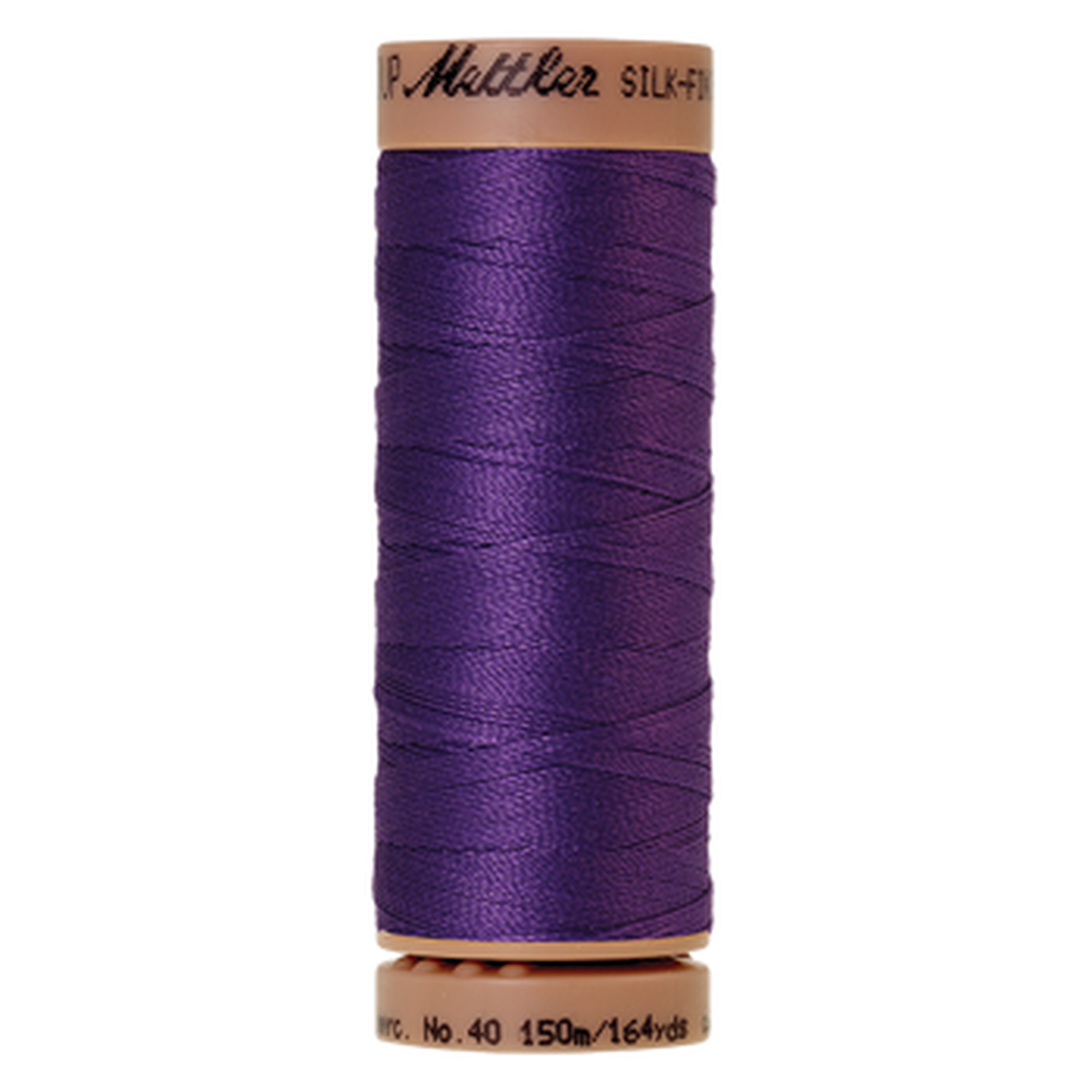 Mettler sewing thread spool in Iris Blue (0030) - 40wt 150m