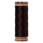Mettler sewing thread spool in Very Dark Brown (1002) - 40wt 150m
