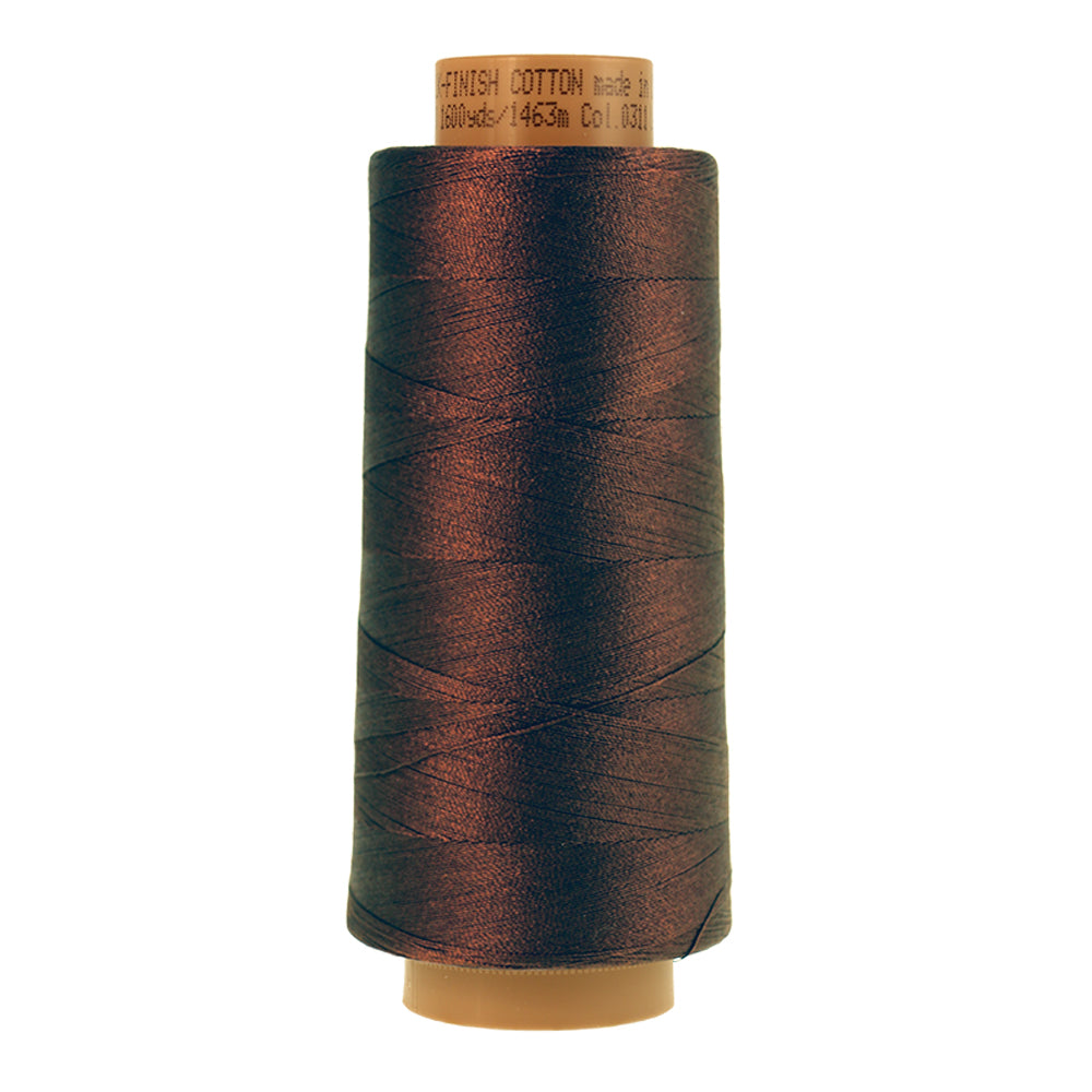 Mettler sewing thread spool in Friar Brown (0173) - 40wt 1829m