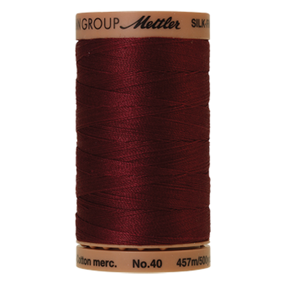 Mettler sewing thread spool in Bordeaux (0109) - 40wt 457m