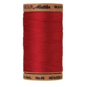 Mettler sewing thread spool in Country Red (0504) - 40wt 457m