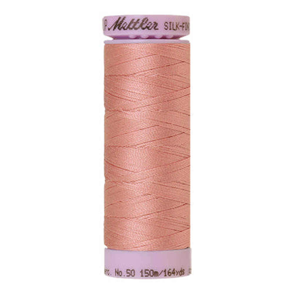 Mettler sewing thread spool in Antique Pink (0637) - 50wt 150m