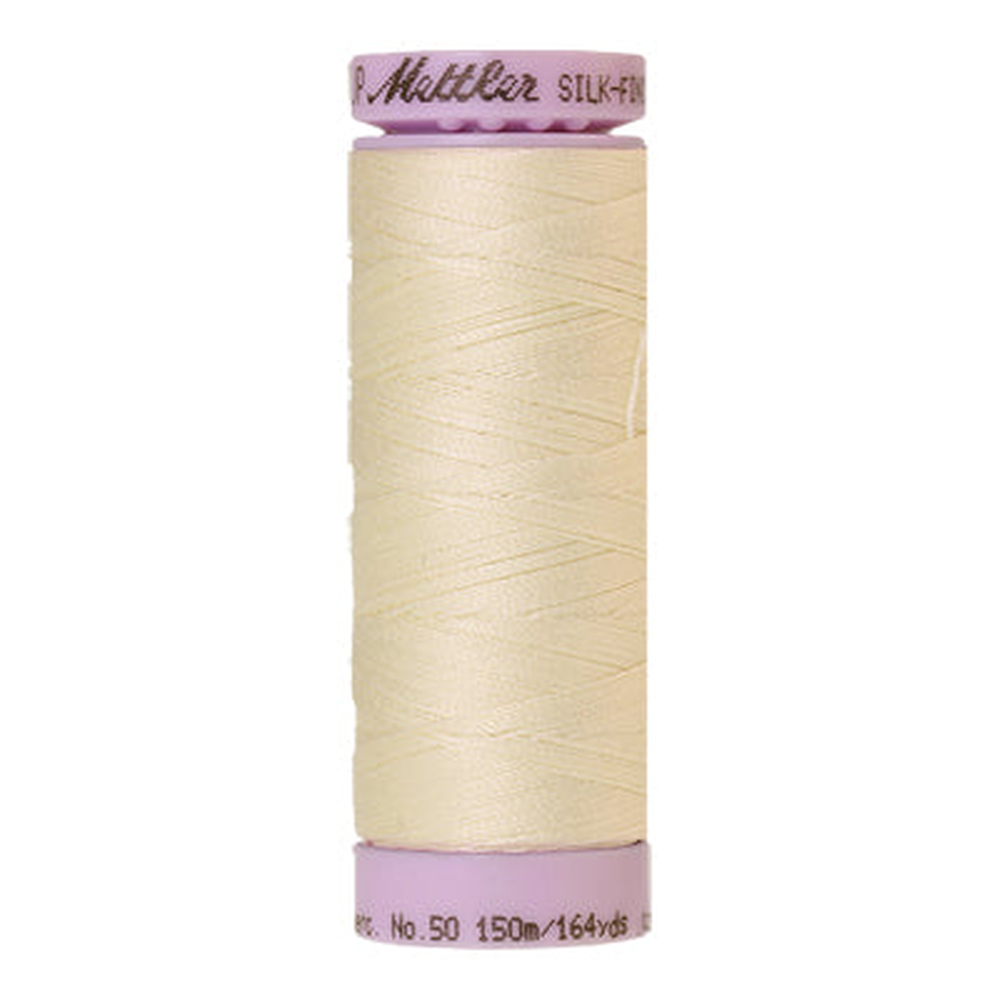 Mettler sewing thread spool in Antique White (3612) - 50wt 150m