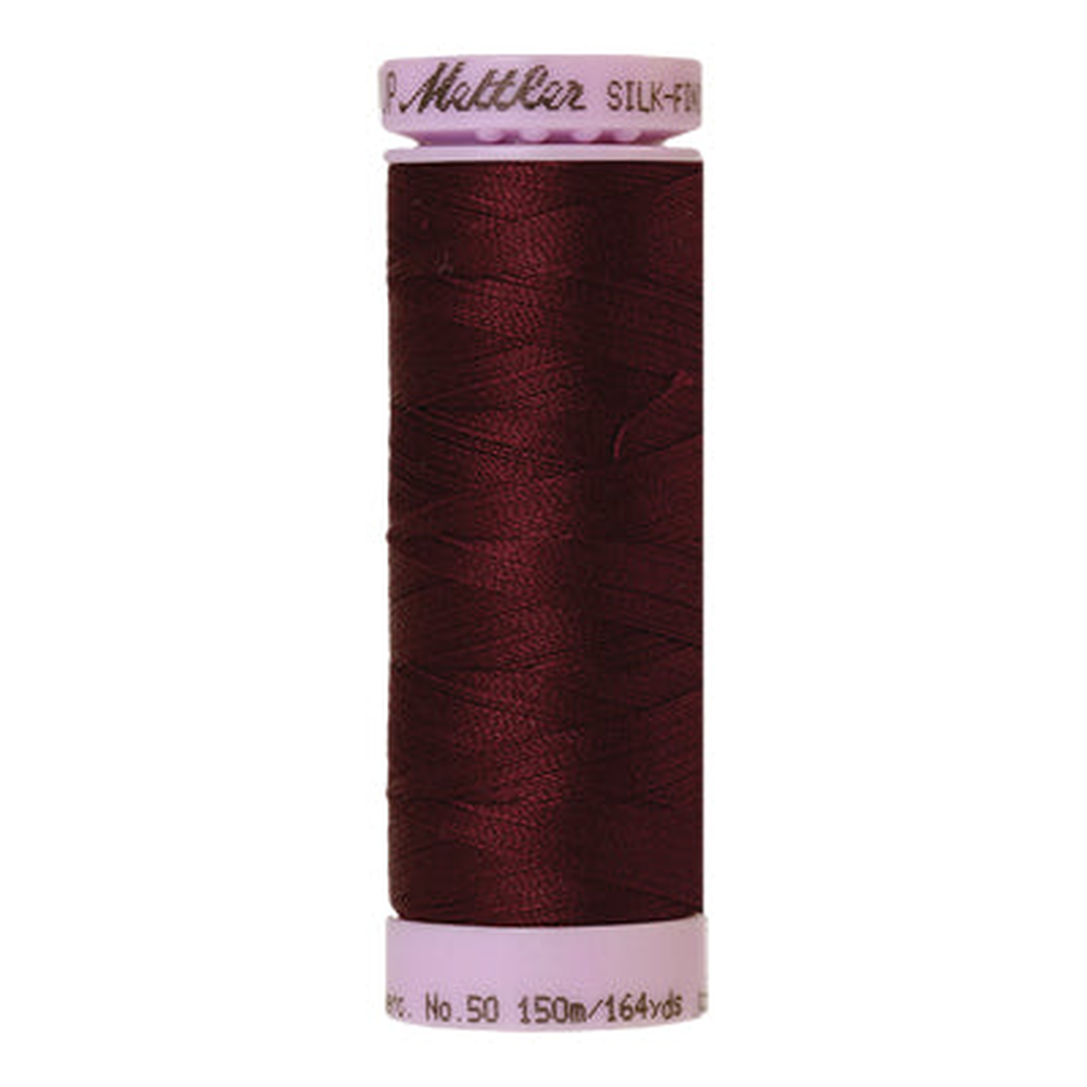 Mettler sewing thread spool in Beet Red (0111) - 50wt 150m