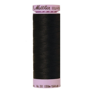 Mettler sewing thread spool in Black (4000) - 50wt 150m