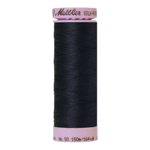 Mettler sewing thread spool in Black Iris (1243) - 50wt 150m