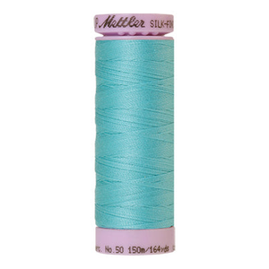 Mettler sewing thread spool in Blue Curacao (2792) - 50wt 150m