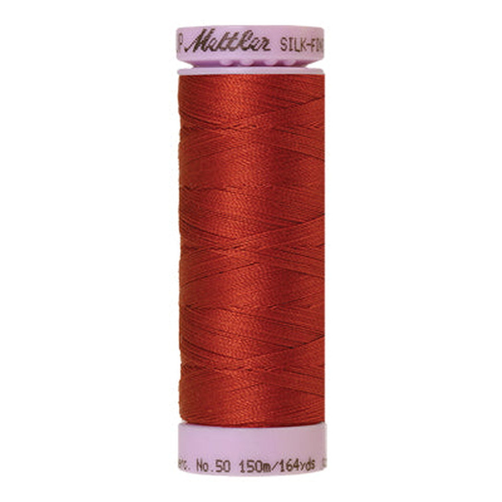 Mettler sewing thread spool in Brick (1074) - 50wt 150m