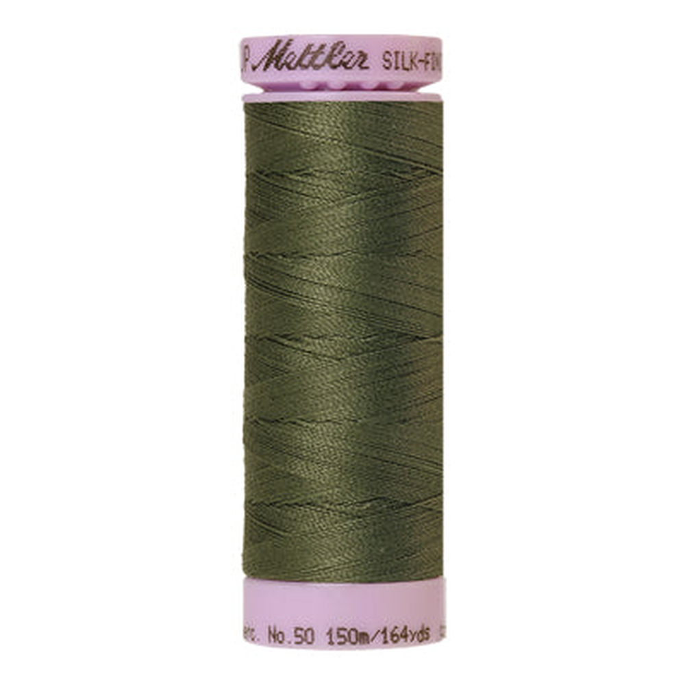 Mettler sewing thread spool in Burnt Olive (0731) - 50wt 150m