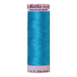 Mettler sewing thread spool in Caribbean Blue (1394) - 50wt 150m
