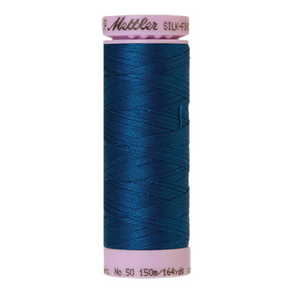 Mettler sewing thread spool in Colonial Blue (0024) - 50wt 150m