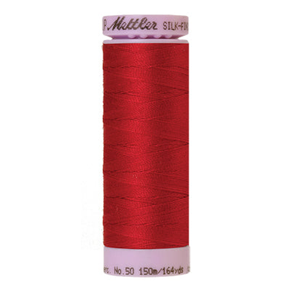 Mettler sewing thread spool in Country Red (0504) - 50wt 150m