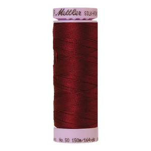 Mettler sewing thread spool in Cranberry (0918) - 50wt 150m