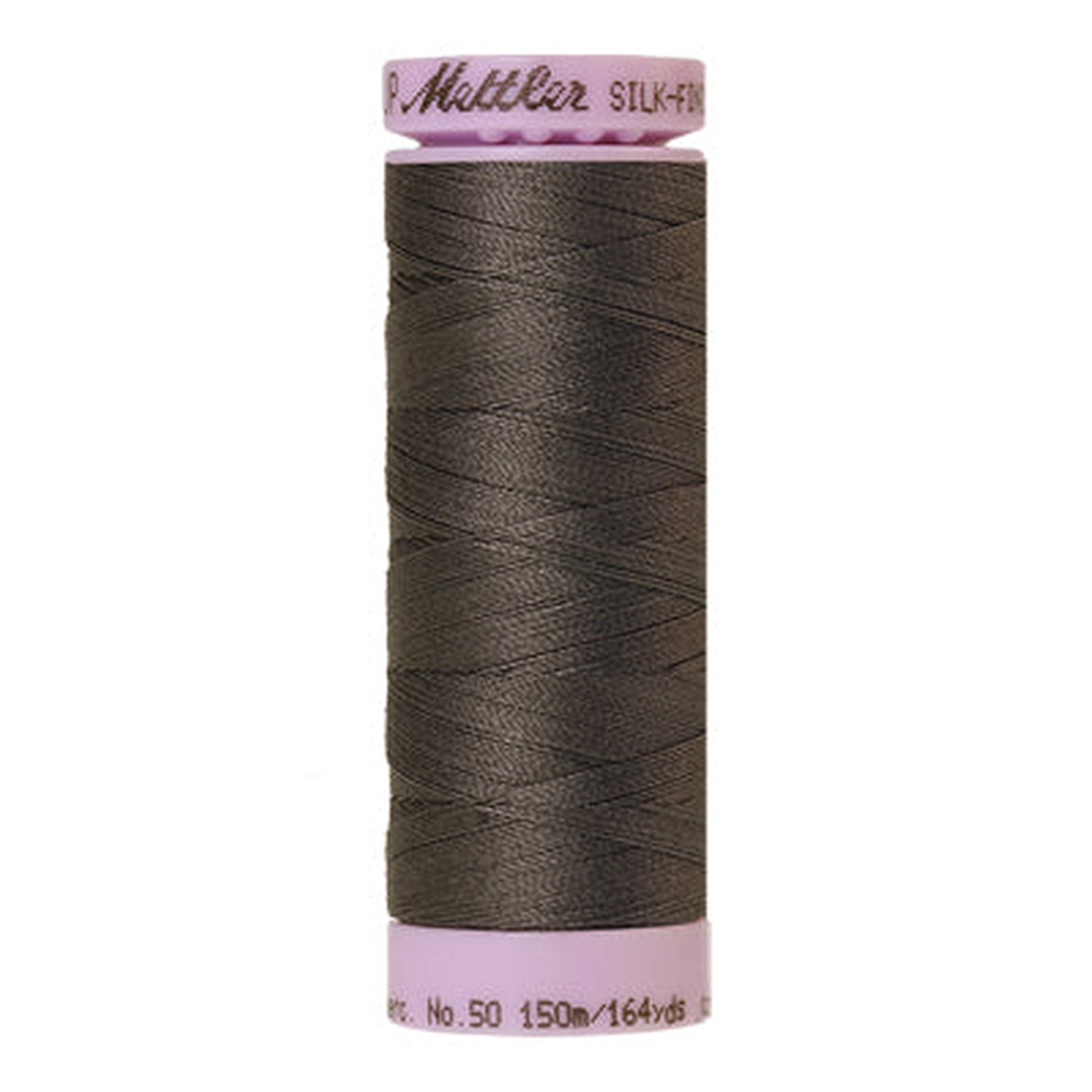 Mettler sewing thread spool in Dark Charcoal (0416) - 50wt 150m