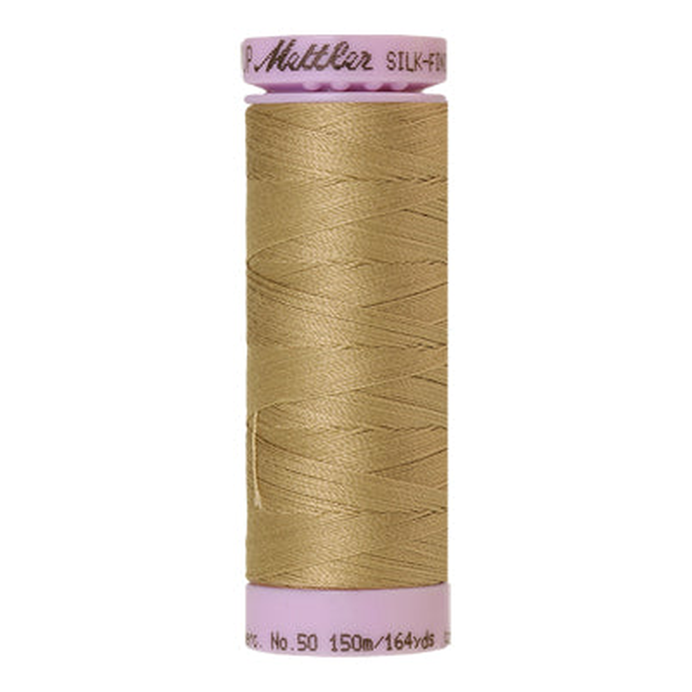Mettler sewing thread spool in Dark Rattan (0267) - 50wt 150m