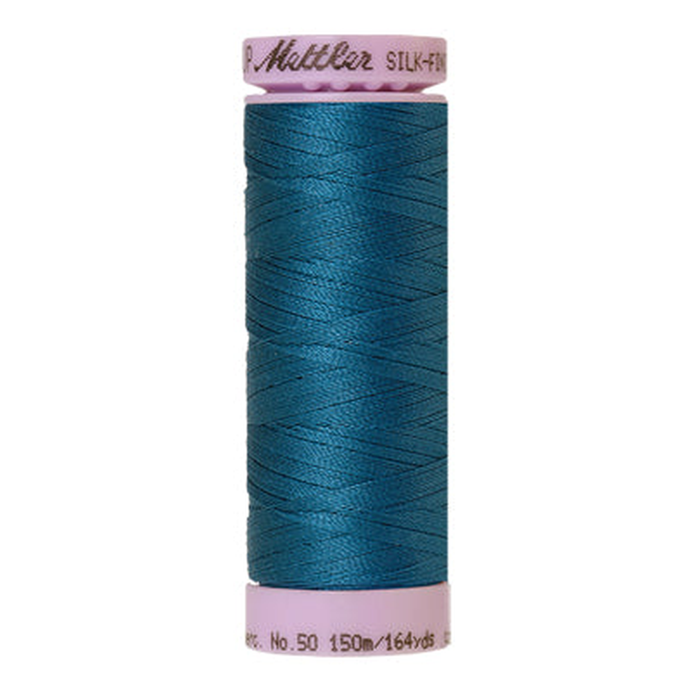 Mettler sewing thread spool in Dark Turquoise (0483) - 50wt 150m